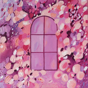 Schilderij getiteld "Petit 09 - City of…" door Aleksandra Krogulecka, Origineel Kunstwerk, Olie