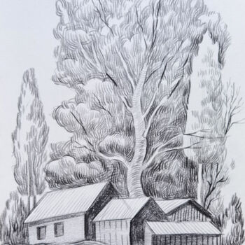 Disegno intitolato "283" da Anton Karbouski, Opera d'arte originale, Matite colorate