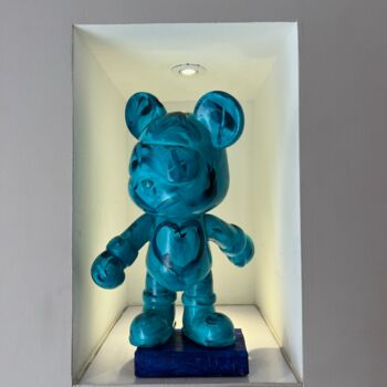 Sculpture titled "Ocean" by Mayco, Original Artwork, Resin