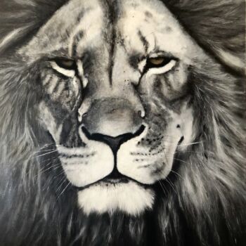 Peinture intitulée "Majesty" par Tanja Kunze, Œuvre d'art originale, Huile Monté sur Châssis en bois