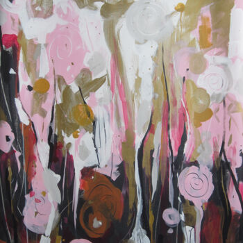 Painting titled "Evening Poetry" by Joyce Fournier, Original Artwork, Acrylic Mounted on Wood Stretcher frame