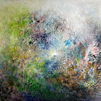 Schilderij getiteld "PROCESSUS DE FORMAT…" door Emmanuelle Vroelant, Origineel Kunstwerk, Acryl Gemonteerd op Frame voor hou…