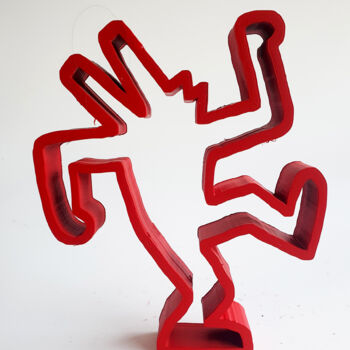 "sculpture CHIEN lou…" başlıklı Heykel Spyddy tarafından, Orijinal sanat, Akrilik