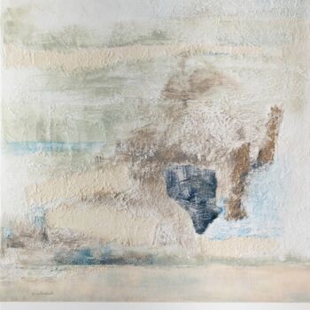 Painting titled "Fresque" by Emmanuelle Vroelant, Original Artwork, Acrylic Mounted on Wood Stretcher frame