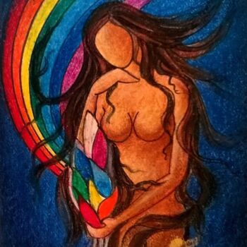 LADY WITH RAINBOW