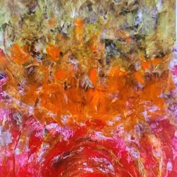 Картина под названием "SUN RISING" - Suddha Sama, Подлинное произведение искусства, Акрил