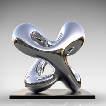 제목이 "Lifeforms#1（Small e…"인 조형물 Daniel Kei Wo로, 원작, 스테인레스 스틸