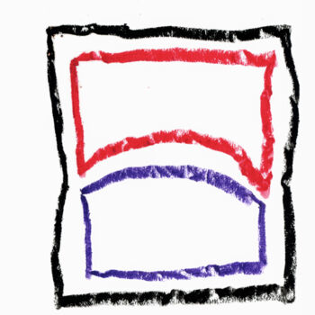 Zeichnungen mit dem Titel "Untitled No. 4324" von Alessio Lucarini, Original-Kunstwerk, Pastell