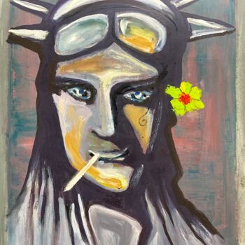 Painting titled "So Good They Named…" by Steve Phillips, Original Artwork, Oil