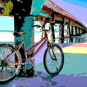제목이 "Amiga Bicicleta 7"인 사진 Sergio Benetti로, 원작, 디지털