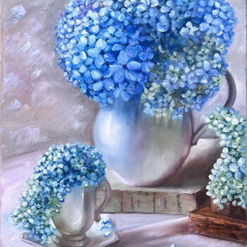 Painting titled "Summer Memories Hyd…" by Ariadna Tunyk, Original Artwork, Oil