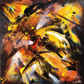 Peinture intitulée "L'audace" par Julien Abstrait, Œuvre d'art originale, Acrylique Monté sur Châssis en bois