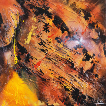 Peinture intitulée "Sauvage" par Julien Abstrait, Œuvre d'art originale, Acrylique Monté sur Châssis en bois