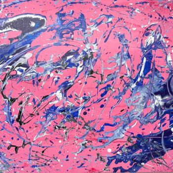 Peinture intitulée "Faille temporelle" par Lydie Picant, Œuvre d'art originale, Acrylique Monté sur Châssis en bois