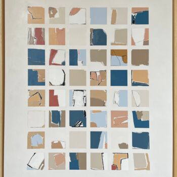 Pintura titulada "La Rivière series n…" por Andrea Reichhart, Obra de arte original, Acrílico Montado en Bastidor de camilla…