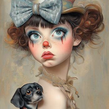 Digital Arts titled "Young Trainer and H…" by Alla Pixel, Original Artwork, AI generated image