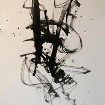 Painting titled "CHINA 69" by Arnaud Broutin, Original Artwork, Ink