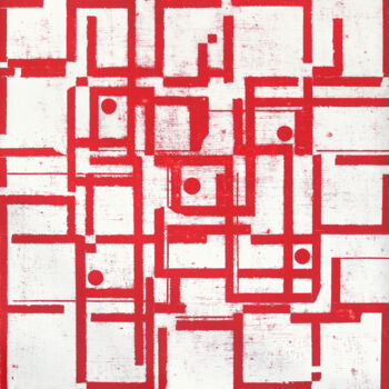 Ζωγραφική με τίτλο "Patternstory 15." από Petr Strnad, Αυθεντικά έργα τέχνης, Ακρυλικό