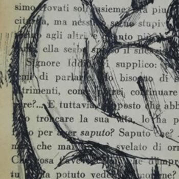 erotic kiss on book