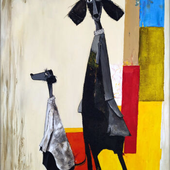 Peinture intitulée ""Sherlock Holmes" a…" par Alexander Aksyonov, Œuvre d'art originale, Acrylique Monté sur Châssis en bois