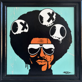 Painting titled "Soul" by Arsen, Original Artwork, Acrylic Mounted on Wood Stretcher frame