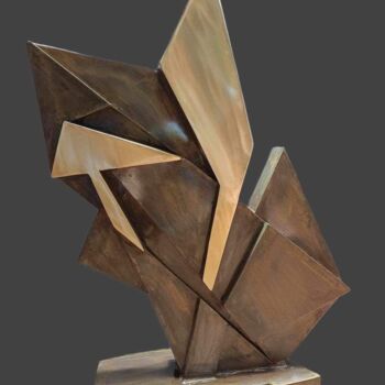 雕塑 标题为“Facets, Brass sculp…” 由Cameron Castrillo, 原创艺术品, 青铜