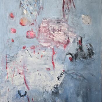 Painting titled "Breaking the frozen" by Duygu Onur, Original Artwork, Acrylic