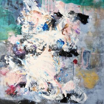 Painting titled "Soothing repeat" by Duygu Onur, Original Artwork, Acrylic