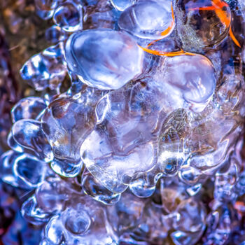 Fotografia intitolato "BUBBLE ICE" da Bruno Proietti, Opera d'arte originale, Fotografia digitale Montato su Altro pannello…