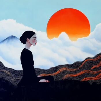 拼贴 标题为“At peace” 由Hanna Kochet, 原创艺术品, 数字拼贴