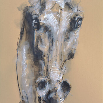 Peinture intitulée "Face à Face 3a" par Benedicte Gele, Œuvre d'art originale, Acrylique