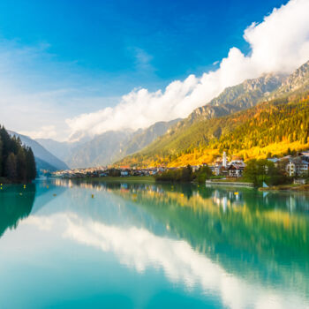 Photography titled "Lago di Santa Cater…" by Patrik Lovrin, Original Artwork, Digital Photography