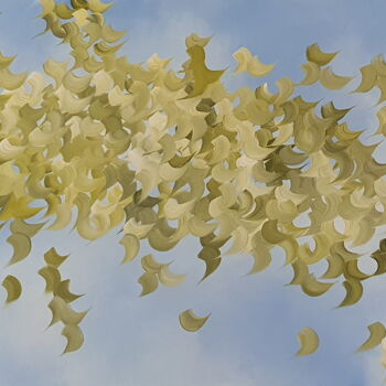 绘画 标题为“The murmur leaves” 由Gabriela Azar Schreiner, 原创艺术品, 丙烯