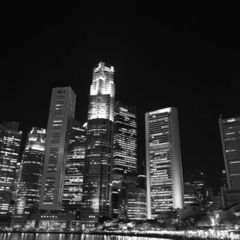 Photography titled "Singapur - Boat Qua…" by Andy Ridder, Original Artwork, Digital Photography
