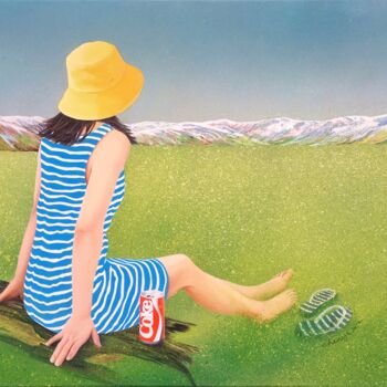 Malerei mit dem Titel "May" von Xu Chenyi, Original-Kunstwerk, Acryl Auf Keilrahmen aus Holz montiert