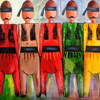 Painting titled "The power of your f…" by Michael Aoun, Original Artwork, Acrylic
