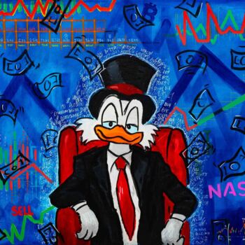 ''NasDuck'' Scrooge McDuck cryptoart, trade art