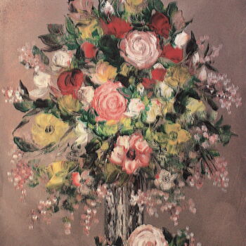 Peinture intitulée "Le bouquet du bonhe…" par Annick Pallard, Œuvre d'art originale, Acrylique