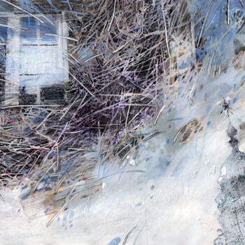 Dessin intitulée "Landscape" par Marzena Włodarczyk, Œuvre d'art originale, Crayon