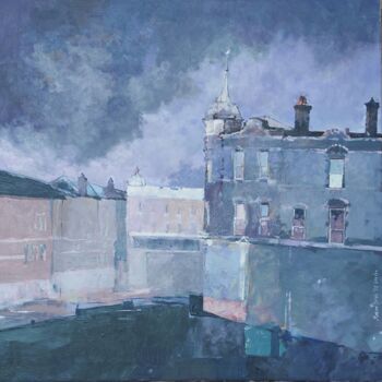 Peinture intitulée "Hanwell - view from…" par Marzena Włodarczyk, Œuvre d'art originale, Huile