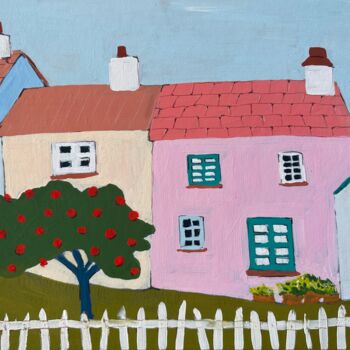 제목이 "Simple Life"인 미술작품 Irina Anis로, 원작, 구아슈 판지에 장착됨
