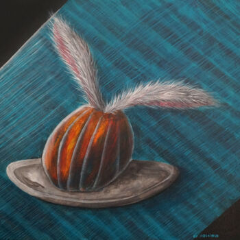 Peinture intitulée "The main course, se…" par An Viaznikova, Œuvre d'art originale, Acrylique Monté sur Châssis en bois