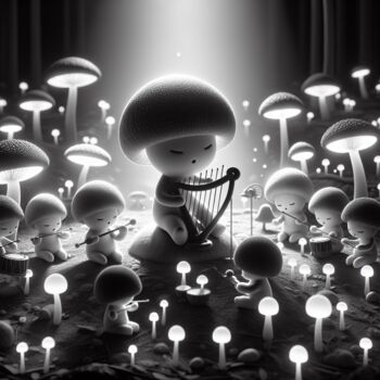 数字艺术 标题为“Orchestra” 由Aashish Singh, 原创艺术品, 数字油画