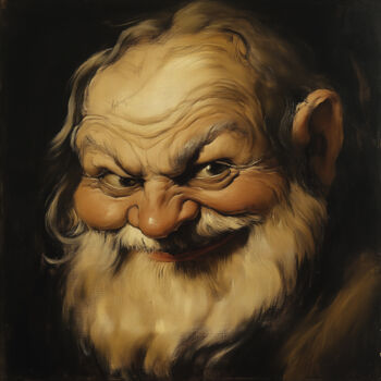 Цифровое искусство под названием "The Sinister Dwarf'…" - Alberto Capitani, Подлинное произведение искусства, Изображение, с…
