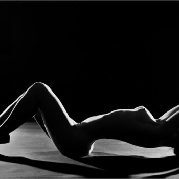 Clémence en "scupture de lumière"