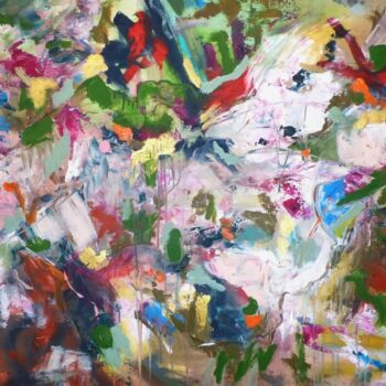 Peinture intitulée "Allego /The Garden" par Floria Rey, Œuvre d'art originale, Acrylique