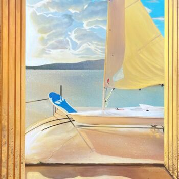Malerei mit dem Titel "Follow Your Dream" von Xu Chenyi, Original-Kunstwerk, Acryl