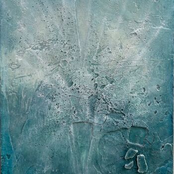 Painting titled "Light in Sight" by Kira Krell, Original Artwork, Acrylic Mounted on Other rigid panel