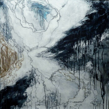 Painting titled "Abstract №9 Each pi…" by Oksana Kulik, Original Artwork, Acrylic