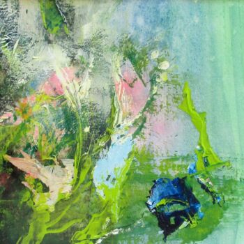 Pittura intitolato "Plongée" da Navema, Opera d'arte originale, Acrilico